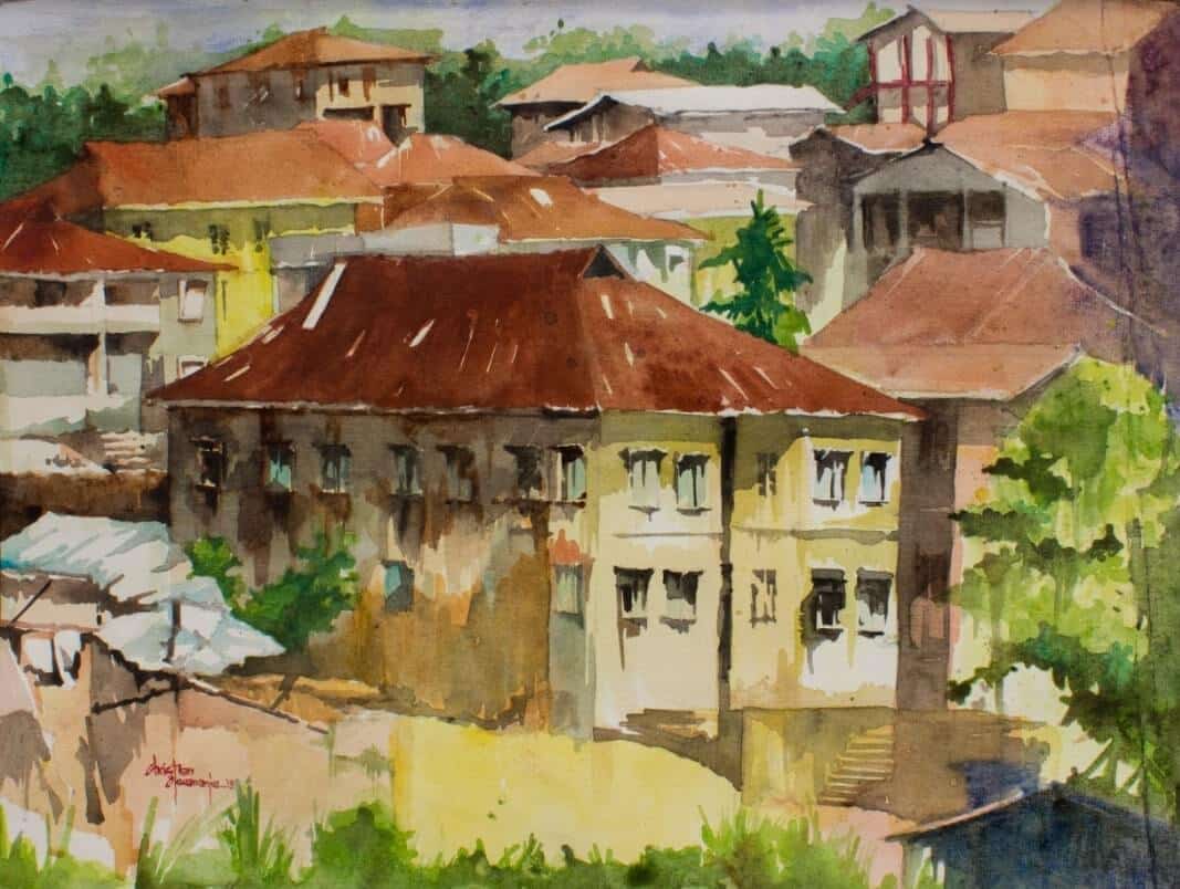 Christian Okwananke - Roofs of Ibadan - Wright Raymond - Direction - African visual artist, African art