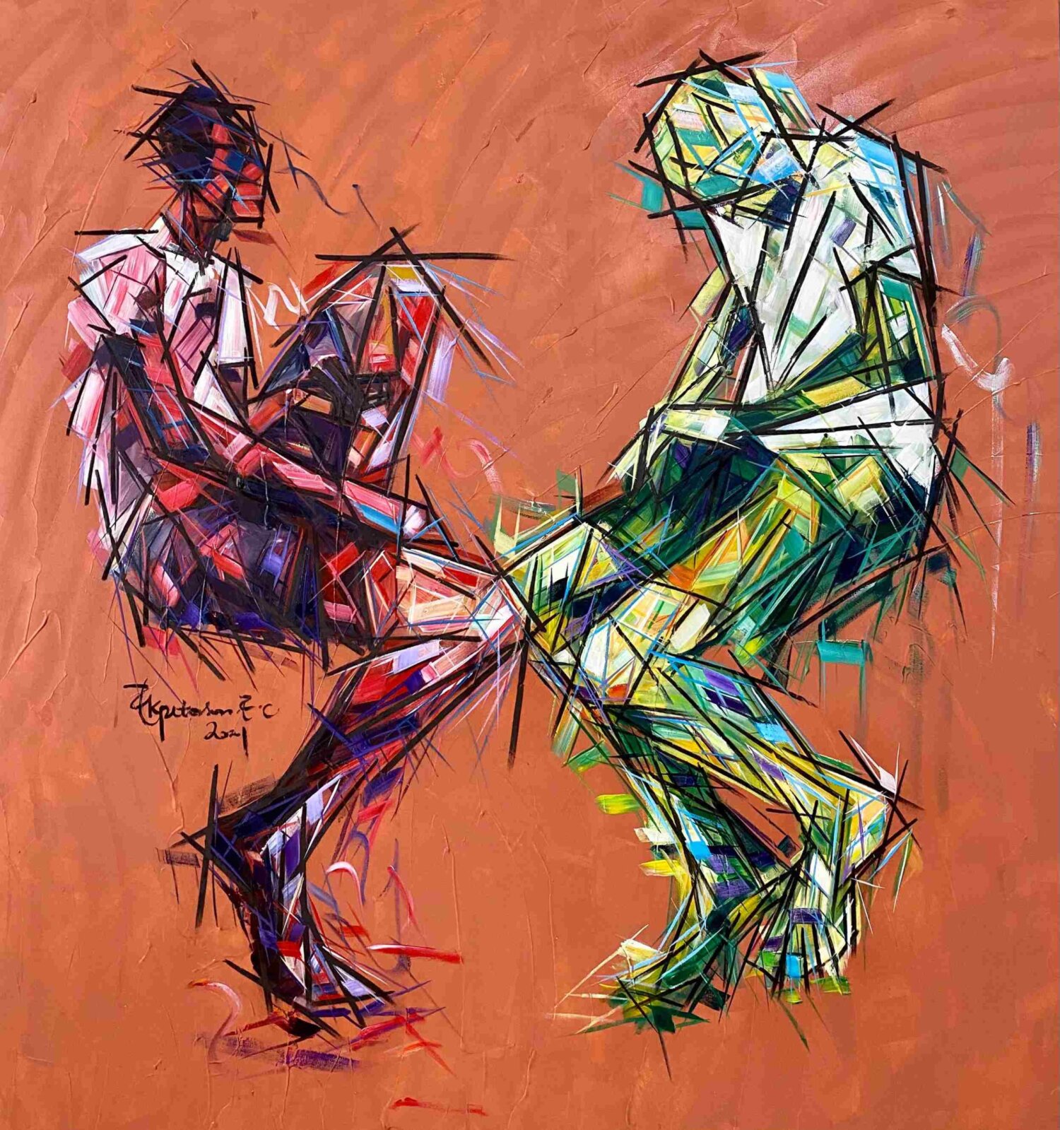 Elizabeth Ekpetoson - Fluid Feelings - - African visual artist, African art