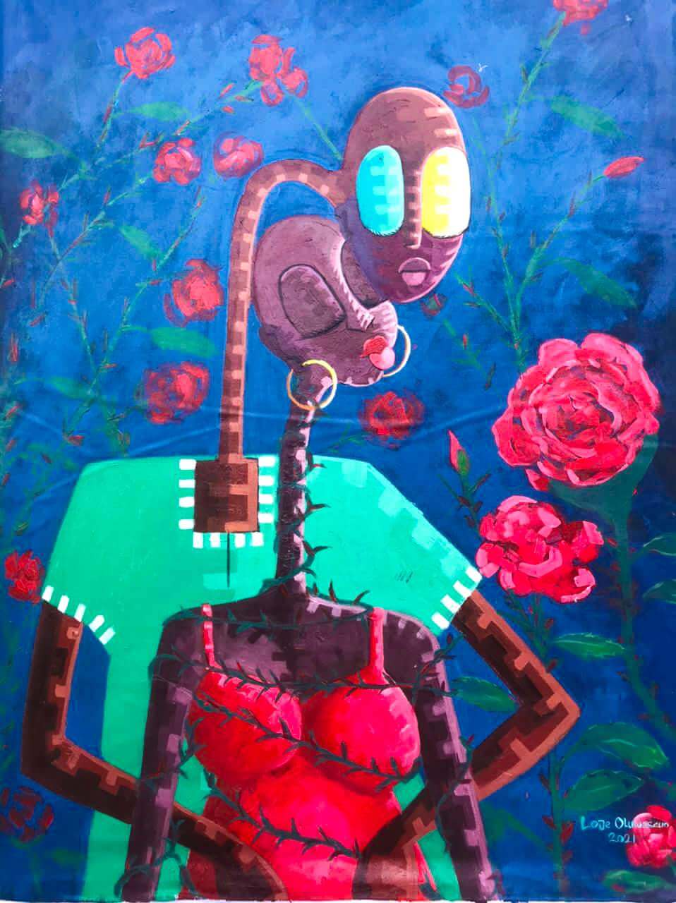 Thorns in our lives - Loje Seun - African visual artist, African art