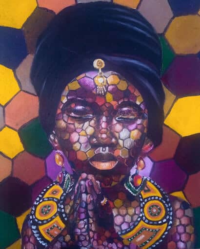 The Prayer Request - Babatunde Omotehinse - African visual artist, African art