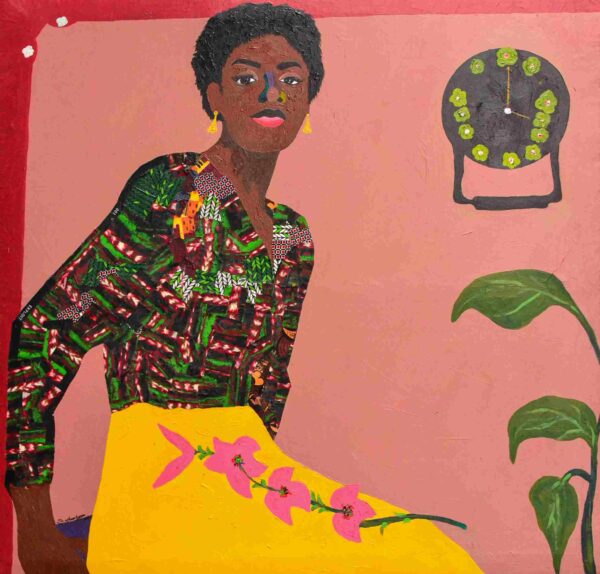 The clock is ticking - African visual artist, african art prints